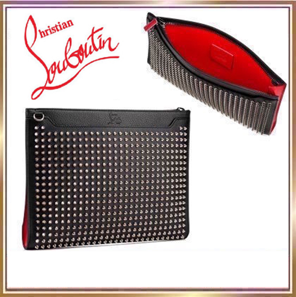 クリスチャン ルブタン クラッチ 偽物 Christian Louboutin 大人気 Skypouch 2way バッグ 1195055BK65