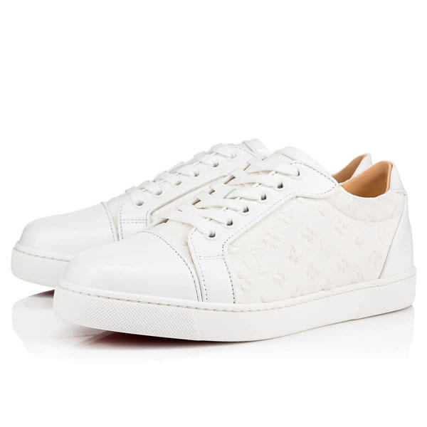 ルブタン スニーカー コピー VIP Sale★Christian Louboutin VIEIRA 花とロゴLoubi In The Sky 素敵なクリスチャン ルブタン スニーカー