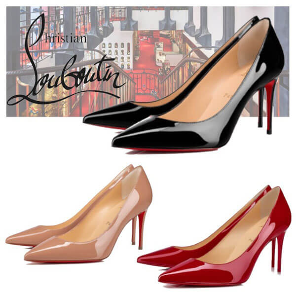 ◆クリスチャン ルブタン 偽物 パンプス◆Christian Louboutin Kate 85 mm◆ 3191416BK01