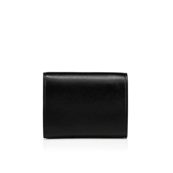 クリスチャン ルブタン 財布 コピー CHRISTIAN LOUBOUTIN●W Loubigaga Mini Wallet /赤黒 1205105H740
