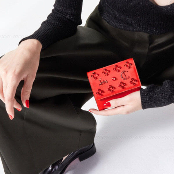 クリスチャン ルブタン 財布 コピー CHRISTIAN LOUBOUTIN■Loubifold Wallet三つ折り財布
