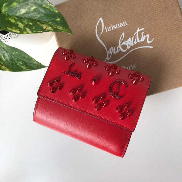 クリスチャン ルブタン 財布 コピー CHRISTIAN LOUBOUTIN■Loubifold Wallet三つ折り財布