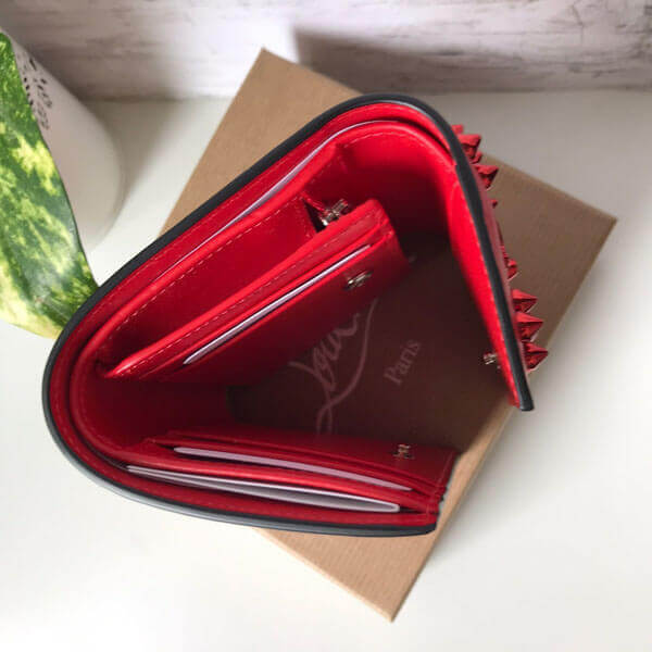 クリスチャン ルブタン 財布 コピー CHRISTIAN LOUBOUTIN■Loubifold Wallet三つ折り財布