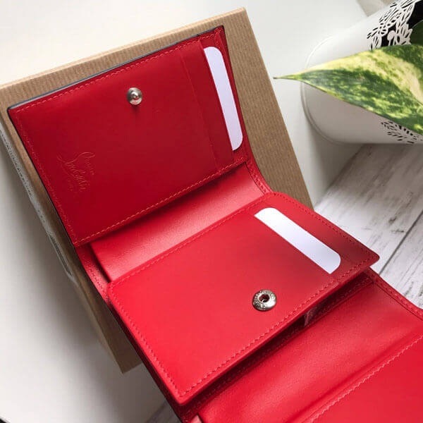 クリスチャン ルブタン 財布 コピー CHRISTIAN LOUBOUTIN■Loubifold Wallet三つ折り財布