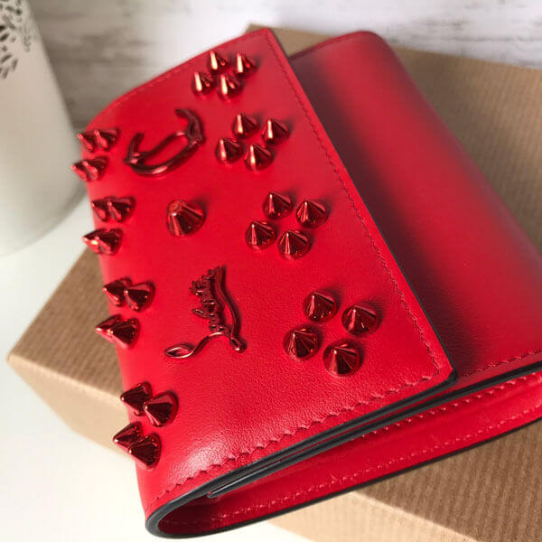 クリスチャン ルブタン 財布 コピー CHRISTIAN LOUBOUTIN■Loubifold Wallet三つ折り財布
