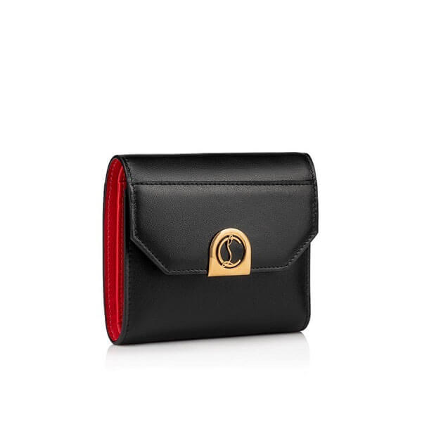 クリスチャン ルブタン 財布 コピー CHRISTIAN LOUBOUTIN 大人気 Elisa コンパクト Wallet 1205214BK01