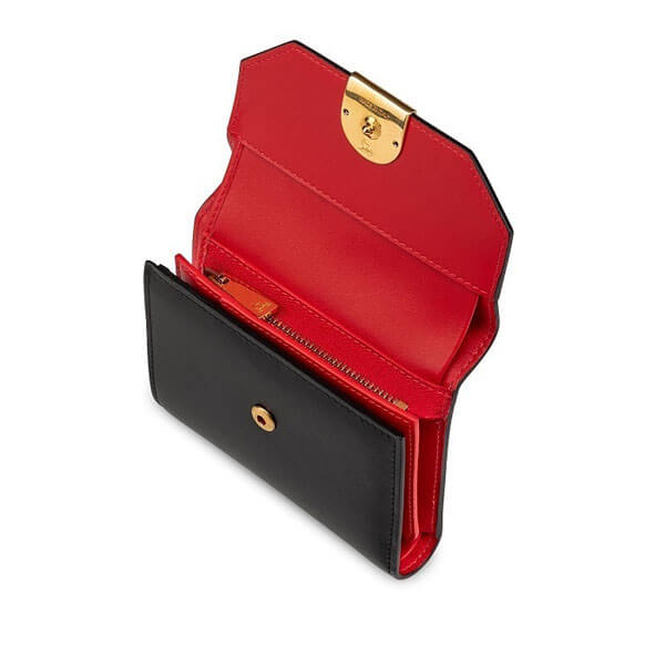 クリスチャン ルブタン 財布 コピー CHRISTIAN LOUBOUTIN 大人気 Elisa コンパクト Wallet 1205214BK01