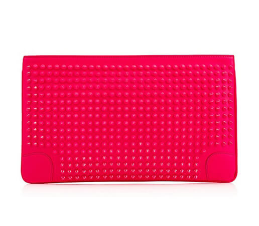 クリスチャン ルブタンコピー　クラッチ　Loubiposh Clutch Fluo Mat 1155101P065