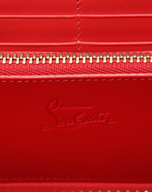 クリスチャン ルブタンコピー   2015年春夏新作カーフスキン  ラウンドファスナー長財布PANETTONE WALLET CALF PARIS/SPIKES 3135058 U071