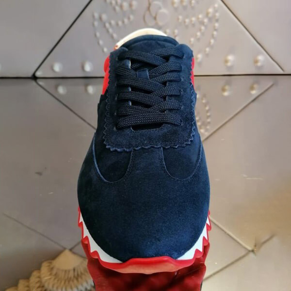 ルブタン スニーカー 偽物 21AW 新作★Christian Louboutin LOUBISHARK 爽やかホワイト★3200517WH43