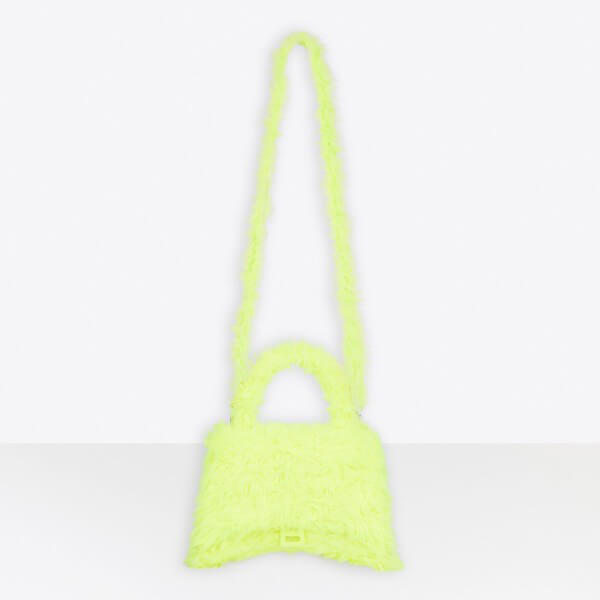 バレンシアガ クラッチバッグ コピー FLUFFY HOURGLASS TOP HANDLE バッグ