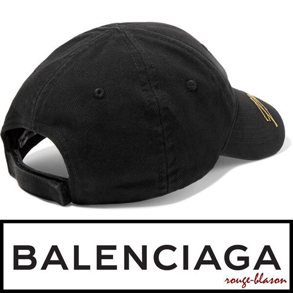 【新作】バレンシアガ ロゴ キャップ コピー Embroidered cotton-twill 592992310B2