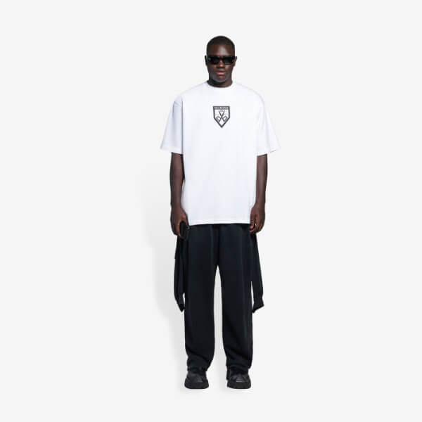 ​バレンシアガ Tシャツ コピー◇新作◇SCISSORS FLATGROUND Tシャツ 2色 651795TKV779040