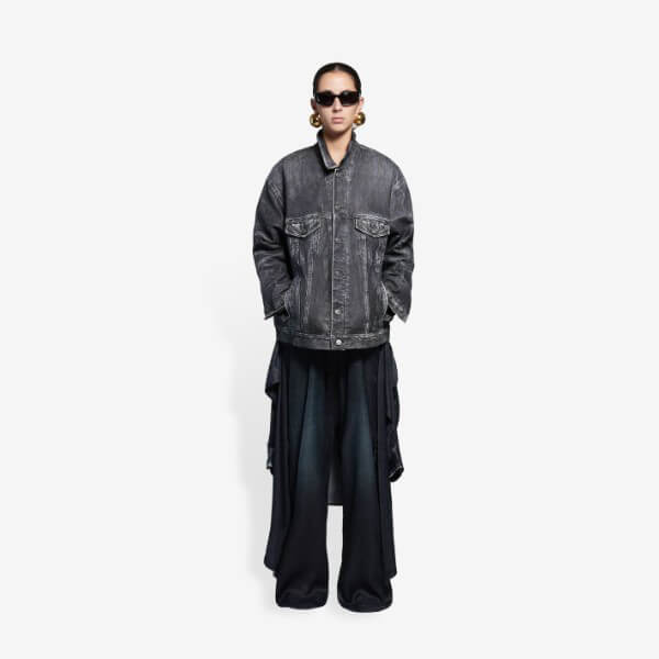 ◆日本未入荷◆バレンシアガ ジャケット コピー◆TROMPE-L\'CEIL デニムジャケット 657700TKS343366