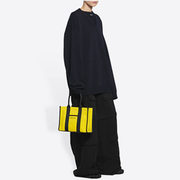 バレンシアガ バッグ コピー HARDWARE TOTE M ハードウェア ロゴトートバッグ スモール 6714022HHAN7260
