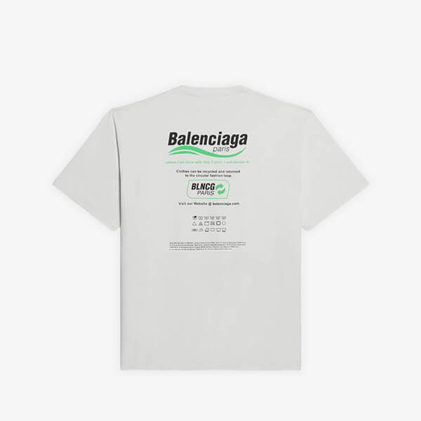 バレンシアガ tシャツ 偽物★ボクシードライクリーニングTシャツ 651795TKVF83866