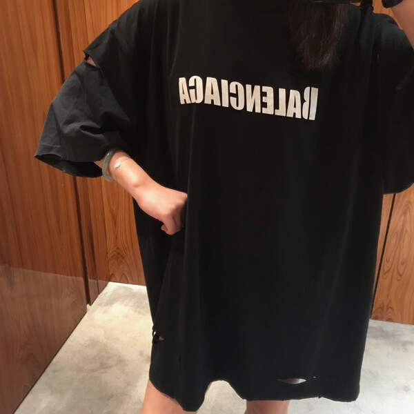 バレンシアガ Tシャツ コピー  2021新作 Boxy CAPS VINTAGE JERSEY 651795TKVB