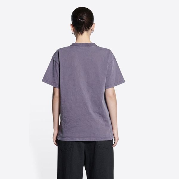 【セレブ多数愛用】◆バレンシアガ COLLEGE 1917 コットン Tシャツ 偽物 2色 612965TMV98616