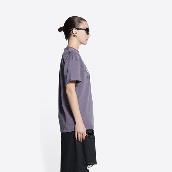 【セレブ多数愛用】◆バレンシアガ COLLEGE 1917 コットン Tシャツ 偽物 2色 612965TMV98616