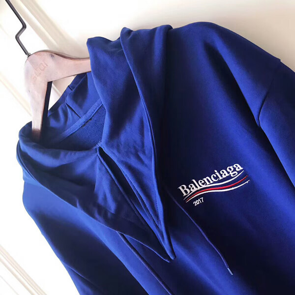 2018新作大人気 バレンシアガスーパーコピー Campaign Logo Oversized Hoodie パーカー 12276221 BRW