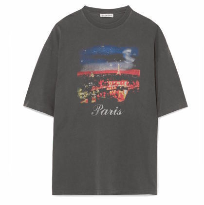 2018SS バレンシアガスーパーコピー 大人気 Oversize Paris プリントTシャツ 480065TYK361055