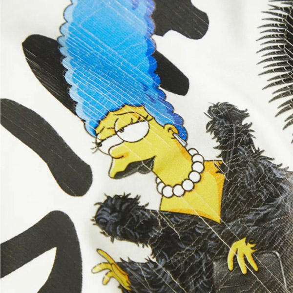 SALE★バレンシアガ パロディ★ シンプソンズ オーバーサイズ Tシャツ 676589TLVG71000
