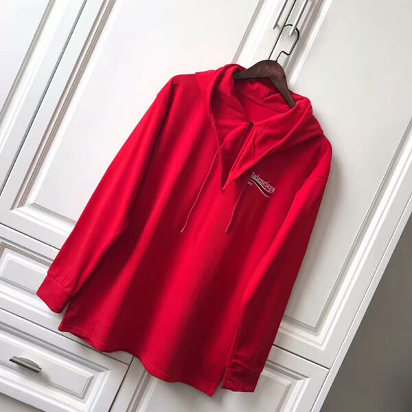 2018新作大人気★バレンシアガスーパーコピー★Red Campaign Oversized Hoodie パーカー