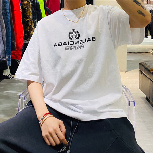 バレンシアガ Tシャツ コピー バレンシアガ LOGO T-SHIRT 594579TGV609000