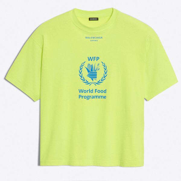 新作限定◆バレンシアガ Tシャツ コピー WFPロゴ コットンジャージー◆