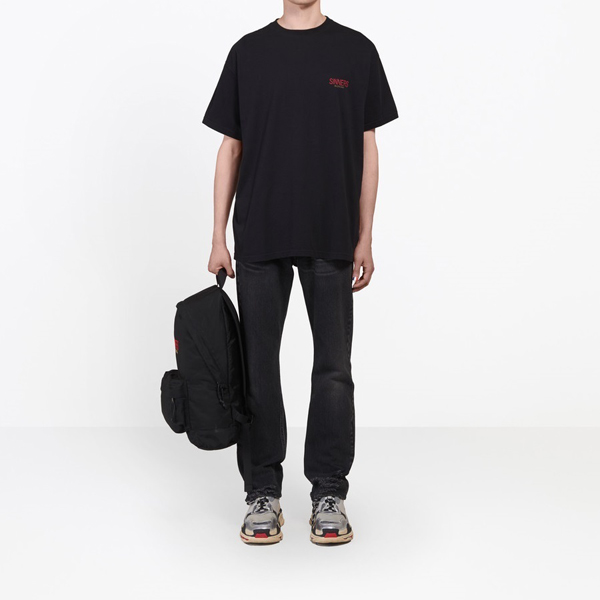 バレンシアガスーパーコピー バレンシアガ 2018SS SINNERS オーバーサイズTシャツ NOIR