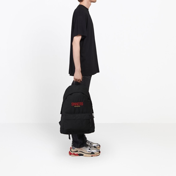 バレンシアガスーパーコピー バレンシアガ 2018SS SINNERS オーバーサイズTシャツ NOIR