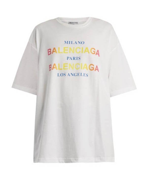 2018SS☆バレンシアガスーパーコピー☆NEW ロゴ cityプリント Tシャツ