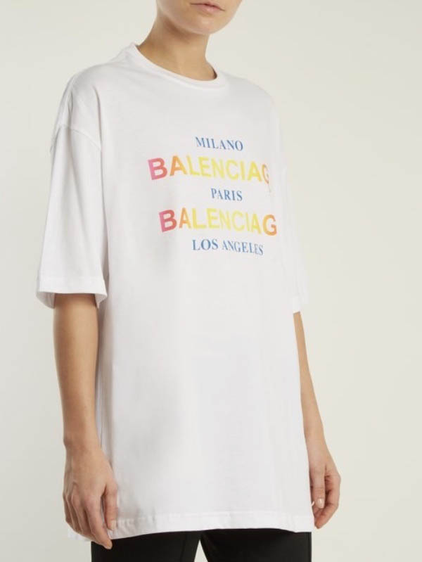 2018SS☆バレンシアガスーパーコピー☆NEW ロゴ cityプリント Tシャツ