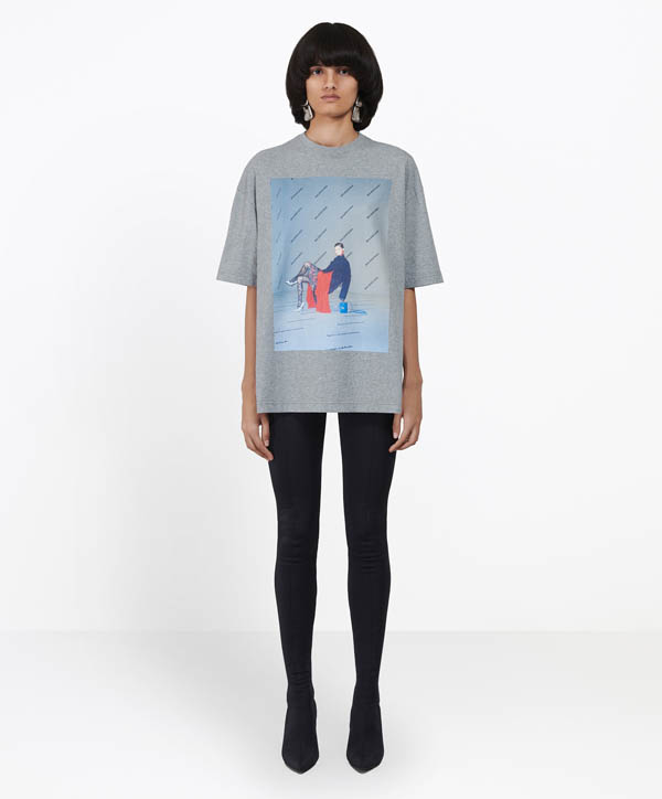 2018新作 バレンシアガスーパーコピー*Tシャツ 518217TAV458023