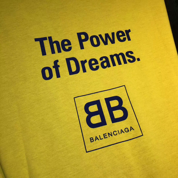 2018新作 バレンシアガスーパーコピー☆THE POWER OF DREAMS Tシャツ
