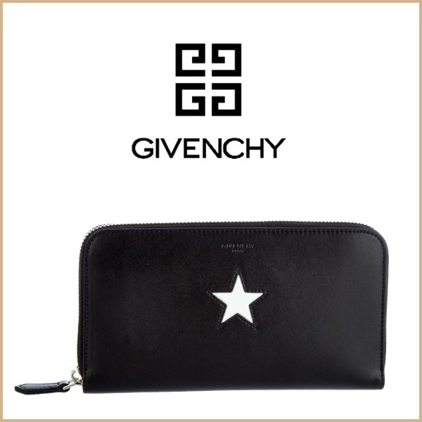 GIVENCHY ジバンシィスーパーコピー Star ジップ 長財布 White メンズ