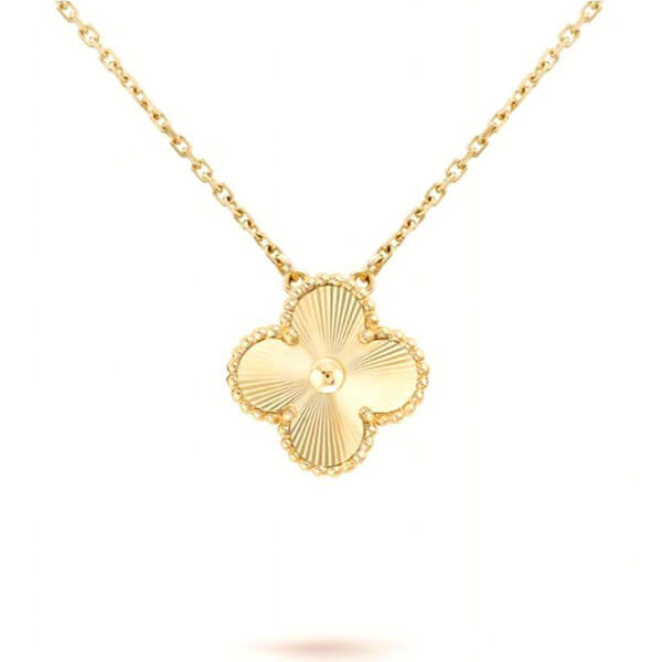 ヴァンクリーフ＆アーペル ペンダント コピー★Van Cleef & Arpels★Vintage Alhambra pendant★guilloche♪VCARP4KL00