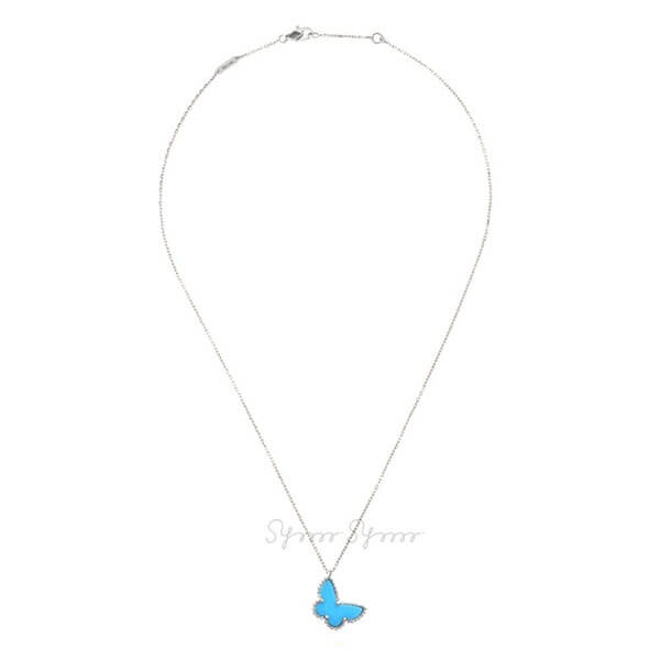 ヴァンクリーフ＆アーペル ネックレス コピー Van Cleef & Arpels★Sweet Alhambra pendant★ﾊﾟﾋﾟﾖﾝ Turquoise VCARF80500