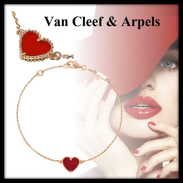 Van Cleef&Arpels ヴァンクリーフ＆アーペル コピー スウィート アルハンブラ ハート ブレスレット VCARN59L00