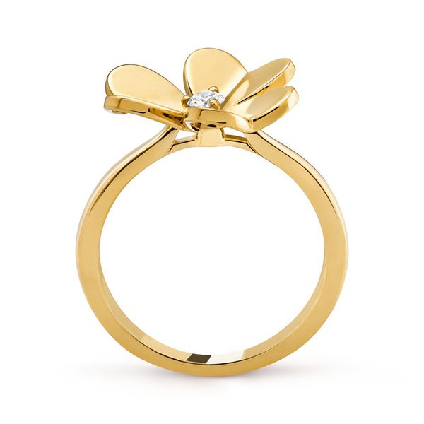 フリヴォル 偽物 リング Van Cleef & Arpels＊ヴァンクリーフ コピー Frivole 1フラワー スモール VCARP2DS00【売上額TOP10】