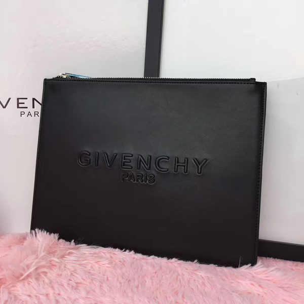17/18AW GIVENCHY ジバンシィスーパーコピー エンボスロゴ クラッチバッグ