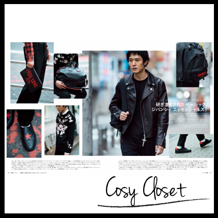 GIVENCHY UOMO10月号 ジバンシィスーパーコピー 16AW ロゴ入り バックパック