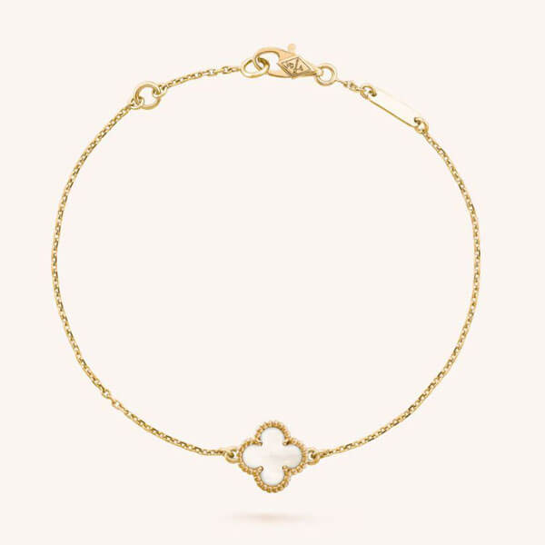 ★Van Cleef & Arpels★ ヴァンクリーフ＆アーペル コピー Sweet Alhambra★ブレスレット★YG×MOP