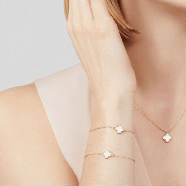 ★Van Cleef & Arpels★ ヴァンクリーフ＆アーペル コピー Sweet Alhambra★ブレスレット★YG×MOP