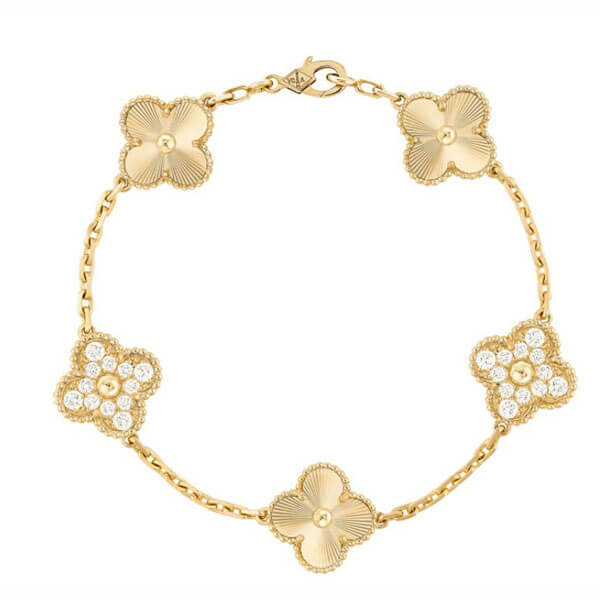 【Van Cleef & Arpels】ヴァンクリーフ＆アーペル コピー ビンテージアルハンブラ☆ブレスレット