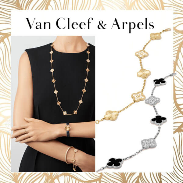 【Van Cleef & Arpels】ヴァンクリーフ＆アーペル コピー ビンテージアルハンブラ☆ブレスレット
