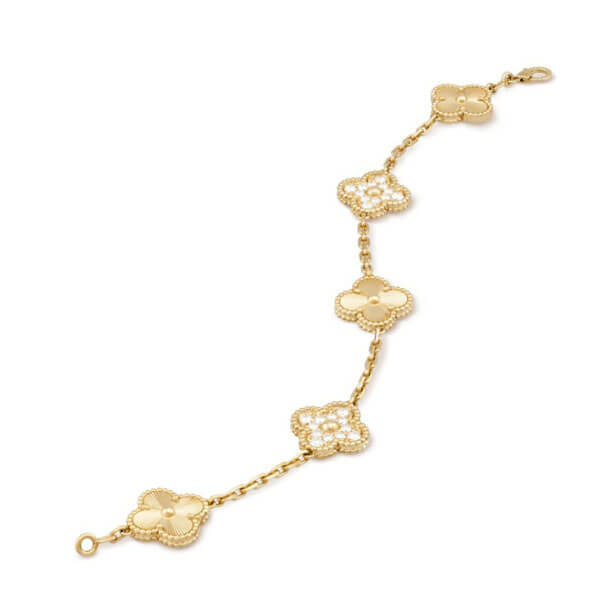 【Van Cleef & Arpels】ヴァンクリーフ＆アーペル コピー ビンテージアルハンブラ☆ブレスレット