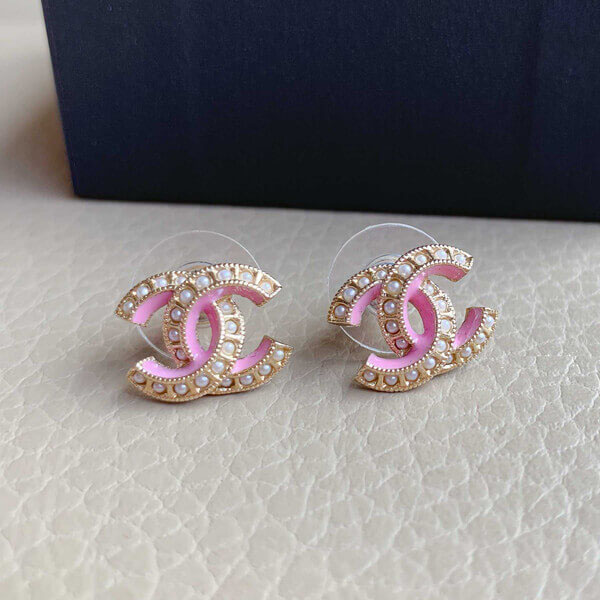シャネル ピアス 偽物 AB1520☆パールCCロゴ☆ピアス