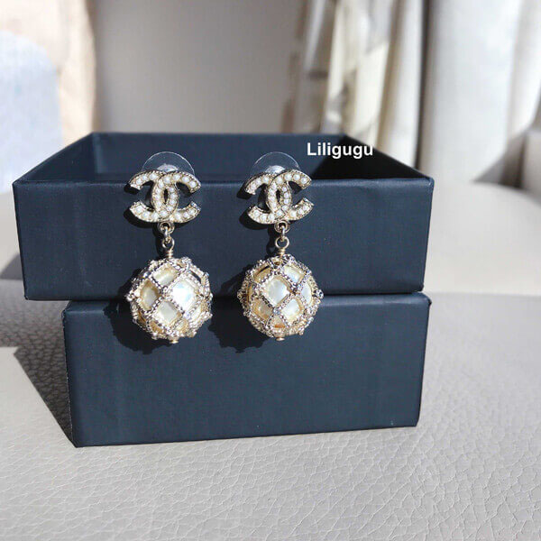 シャネル ピアス コピー AB0674 CCロゴ  パール☆ピアス
