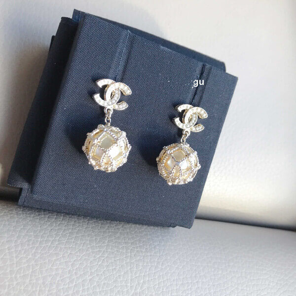 シャネル ピアス コピー AB0674 CCロゴ  パール☆ピアス